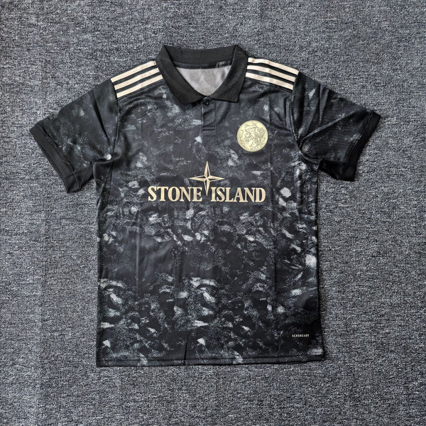 Ajax x Stone Island Collaboration Jersey – Black