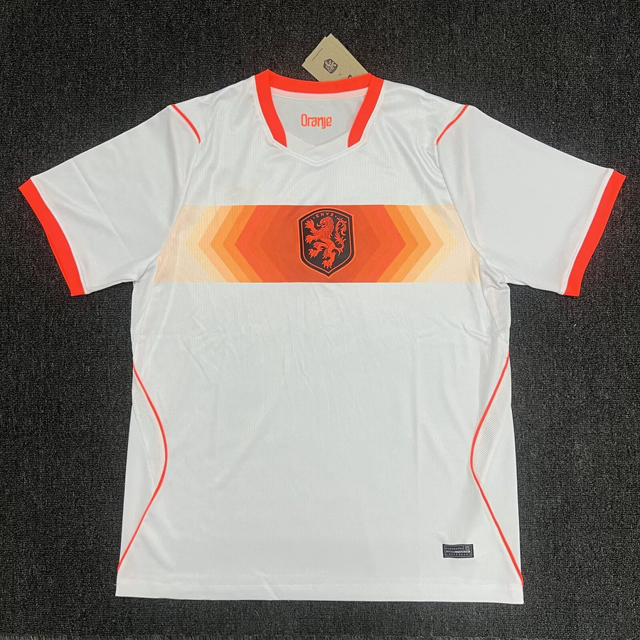 Netherlands Away Jersey 2026 – White Oranje