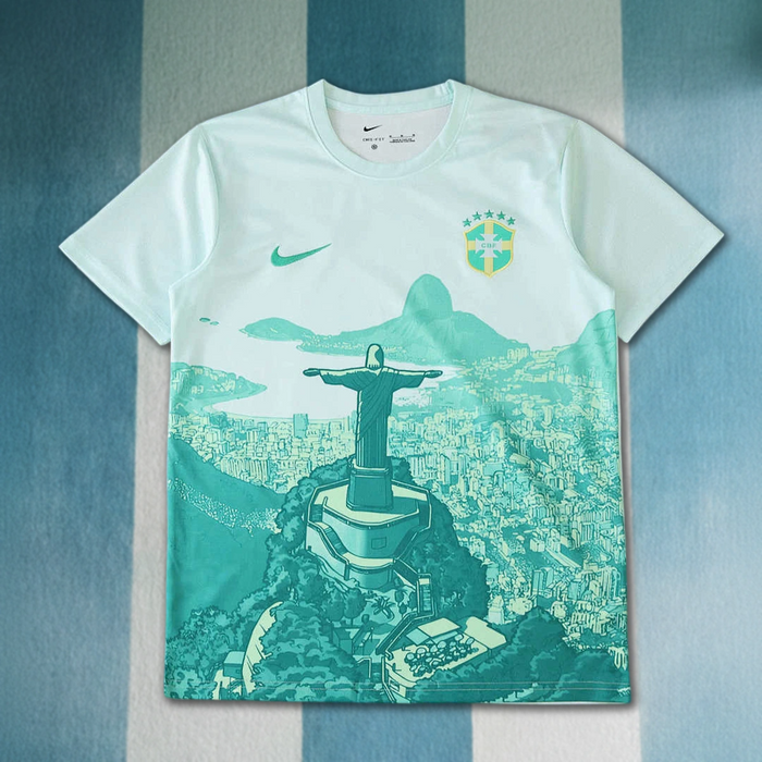 Brazil Special Edition Jersey 2026 – Mint Green Rio